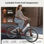 Jasion 26" Electric Bike for Adults, 750W Motor