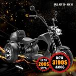 eAhora 2000W M1P Electric Trike for Adults