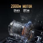 eAhora 2000W M1P Electric Trike for Adults