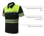 HoliSecure Men's High-Visibility Reflective Polo Shirt