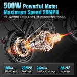 1200W Peak Folding Adult Electric City Bike