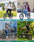 Gotrax R1 20" Folding Electric Bike, 40-Mile Range