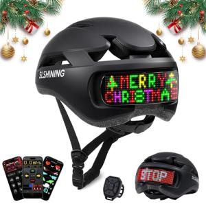LED Bike Helmet with Smart Signal Control