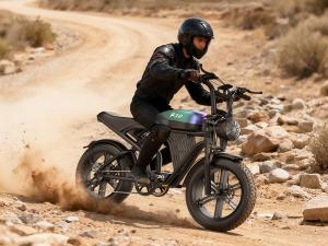 1500W Electric Fat Tire Mountain Bike - 25MPH