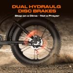 1500W Electric Fat Tire Mountain Bike - 25MPH