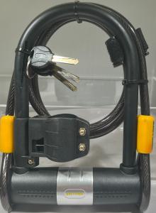 Heavy Duty U-Lock with 4ft Cable