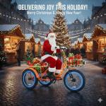 MOONCOOL 500W Folding Electric Tricycle with Basket