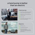 Dual-Action Bike Floor Pump for Quick Inflation