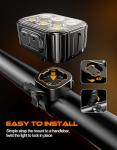 Ultra Bright Rechargeable Bike Light Set