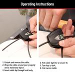 Master Lock Python Bike Lock with Key, 1.8m