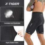 X-TIGER Men's 5D Gel Cycling Shorts with Pockets