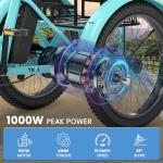 MOONCOOL Folding Electric Trike for Adults