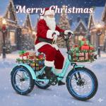 MOONCOOL Folding Electric Tricycle for Adults