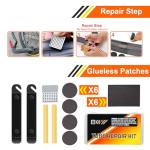 Bike Repair Bag with Tire Pump and Patches