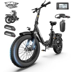 HiKeep 16" Foldable Fat Tire Electric Bike