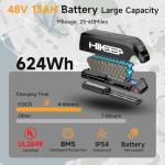 HiKeep 16" Foldable Fat Tire Electric Bike