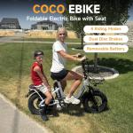 HiKeep 16" Foldable Fat Tire Electric Bike