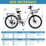 MOPHOTO 24" Electric Adult Cargo Bike 700W
