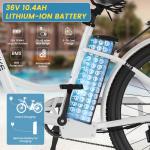 MOPHOTO 24" Electric Adult Cargo Bike 700W