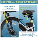 MOPHOTO 24" Electric Adult Cargo Bike 700W