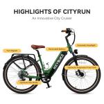 Heybike Cityrun 500W Electric Cruiser Bike