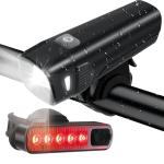 3-in-1 Bike Light Set Black