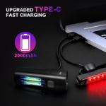 3-in-1 Bike Light Set Black