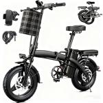 550W Folding Electric Bike for Adults and Teens