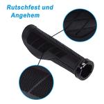Comfortable Lock-On Bike Handlebar Grips - Black