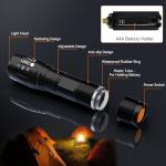 2 Pack Military Grade Tactical Flashlights - 3000 Lumens