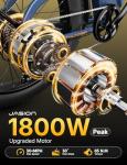 Jasion Thunder Electric Fat Tire Bike, 1500W