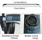 4-Digit Resettable Cable Lock for Bikes