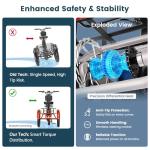MOONCOOL Folding Electric Trike for Adults