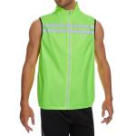 Men's High Visibility Reflective Windbreaker Vest, Yellow