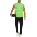 Men's High Visibility Reflective Windbreaker Vest, Yellow