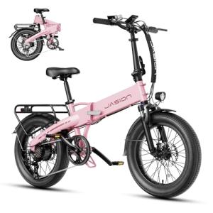 Jasion 1000W Electric Bike for Adults, 55 Mile Range