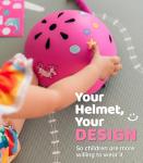 Kids Bicycle Helmet for Girls 52-58cm