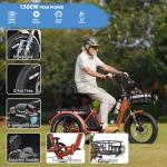 MOONCOOL Folding Electric Trike for Adults
