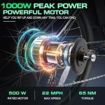 Vivi 500W Electric Mountain Bike for Adults