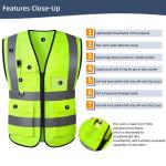 Tydon Reflective Safety Vest with Pocket