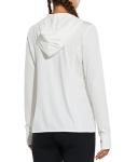 BALEAF Women's Sun Protection Jacket with Hood, White