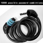 1.8m Black Bike Cable Lock