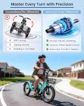 MOONCOOL Folding Electric Tricycle for Adults