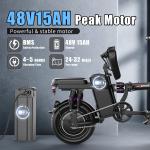 F12 Z8 Lightweight Folding Electric Bike 1500W