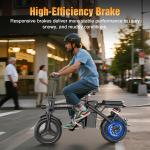 ASKGO 1500W Lightweight Folding Electric Bike 30MPH