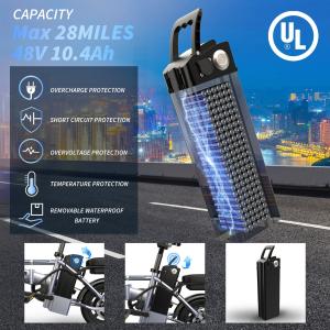 500W Foldable Electric Bike for Commuting