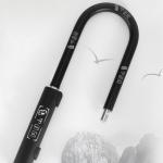 ROCKBROS Steel Carbon U-Lock with Bracket and Keys