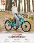VIRIBUS 26" Electric Trike for Adults
