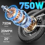 Askmy 14" Pro Folding Electric Bike - 750W