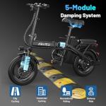 Askmy 14" Pro Folding Electric Bike - 750W